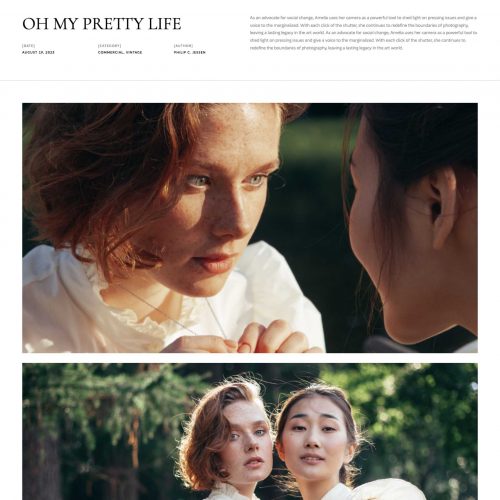 Photography Portfolio WordPress Theme